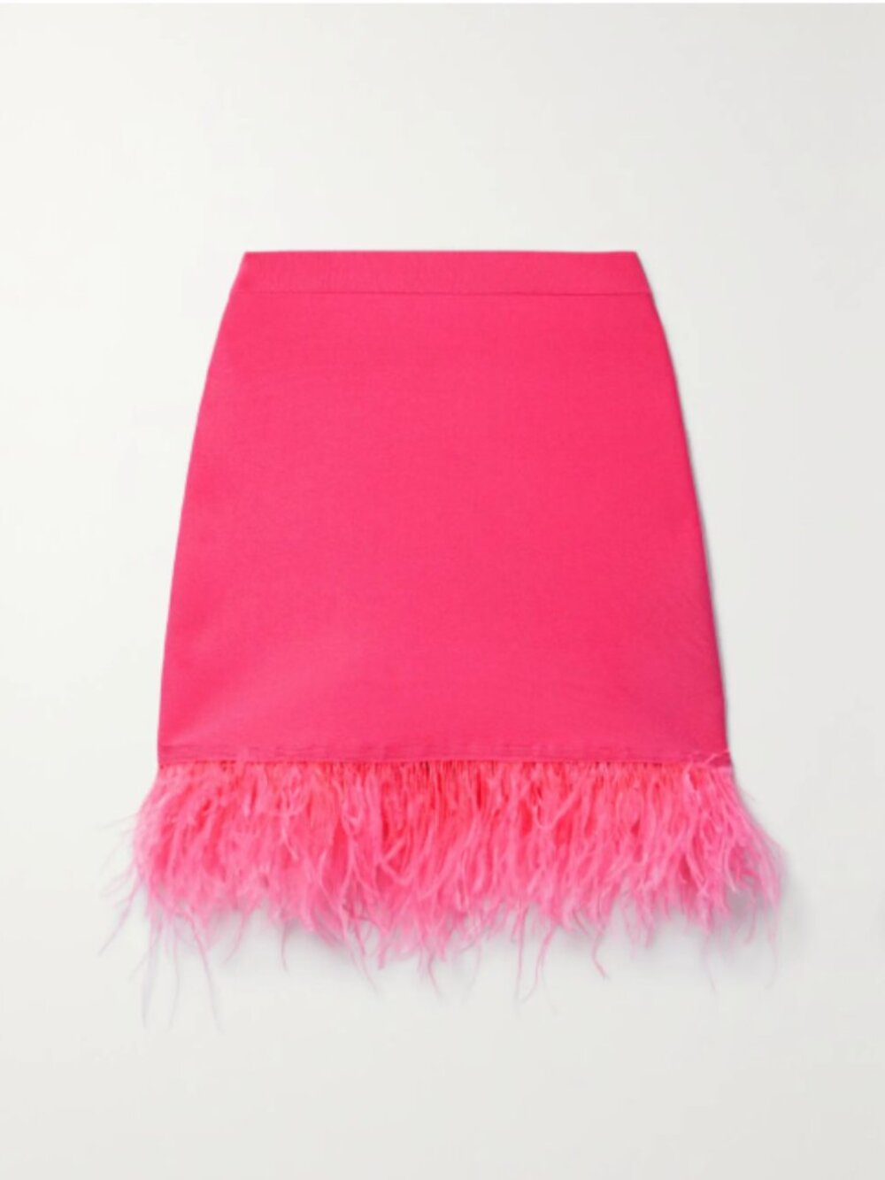 STAUD Chaya Feather Pink Skirt